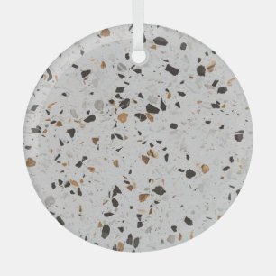 Terrazzo Concert: Vintage Abstract Design Glass Tree Decoration