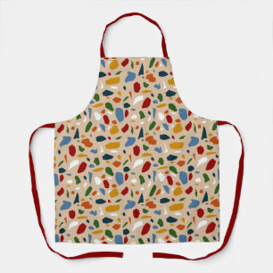 Terrazzo Pattern Colourful Apron