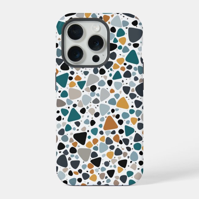 Terrazzo Pattern iPhone Case (Back)