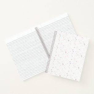 Terrazzo Pattern Neutral Natural Elegant Notebook