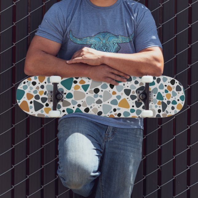 Terrazzo Pattern Skateboard (Outdoor 3)
