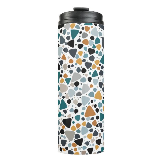 Terrazzo Pattern Thermal Tumbler (Front)