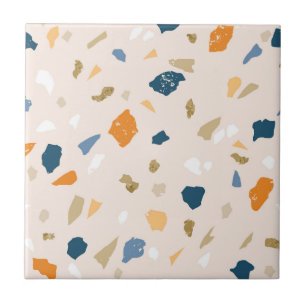 Terrazzo pattern tile