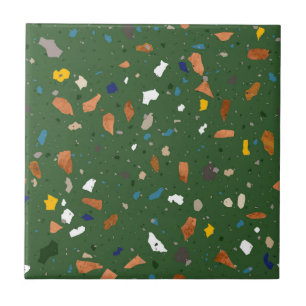 Terrazzo pattern tile