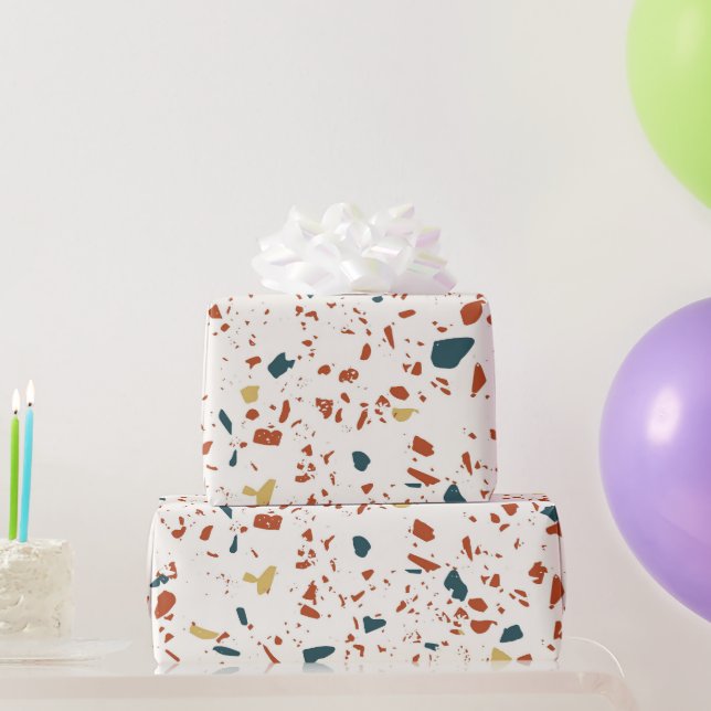 Terrazzo Pattern Wrapping Paper (Party Gifts)