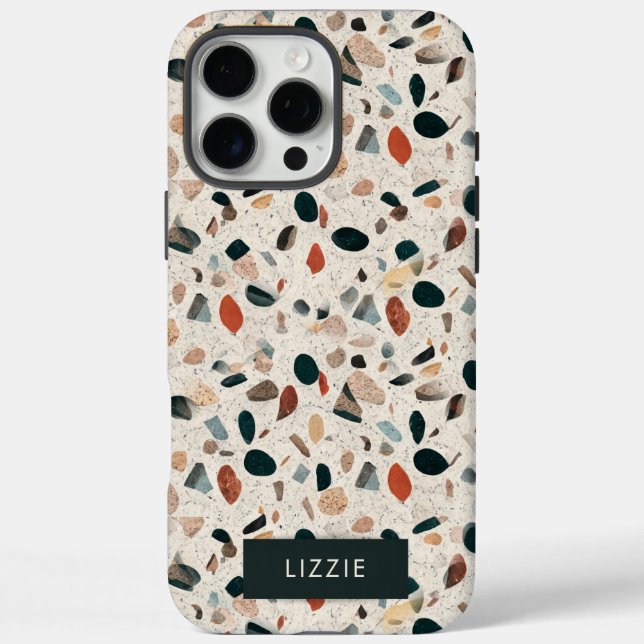 Terrazzo Personalised Case-Mate iPhone Case (Back)