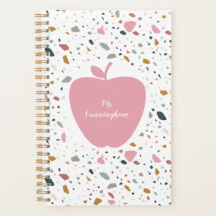 Terrazzo Pink Apple Teacher Planner