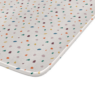 Terrazzo Print Cutting Board Retro Kitchen Decor