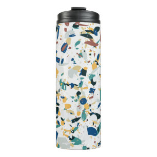 Terrazzo seamless pattern. Modern abstract design Thermal Tumbler