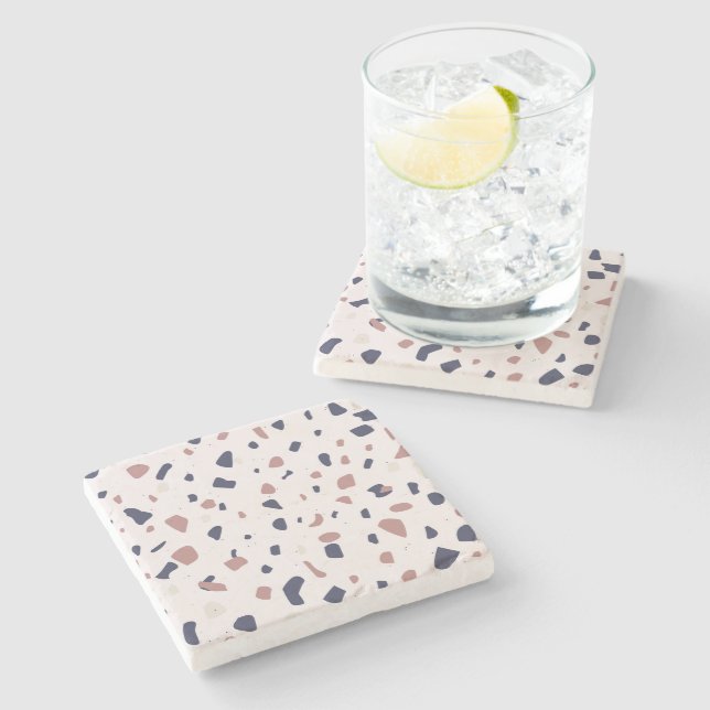 Terrazzo Stone Coaster (Side)