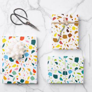Terrazzo Wrapping Paper Sheet