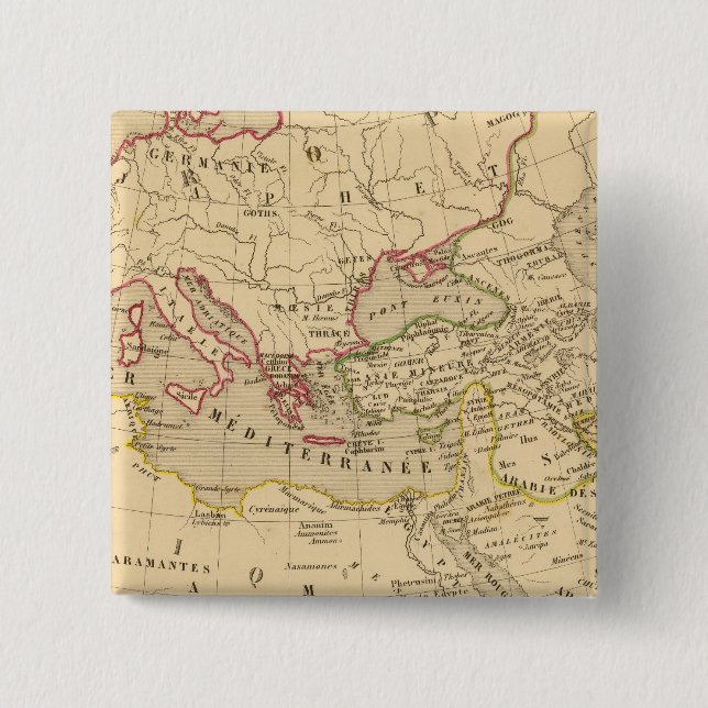 Terre aux trois fils de Noe 15 Cm Square Badge (Front)