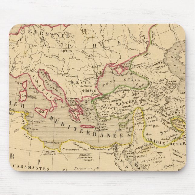 Terre aux trois fils de Noe Mouse Mat (Front)