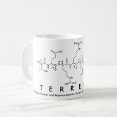 Terrence peptide name mug (Front Left)