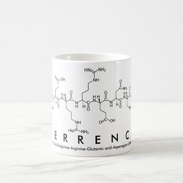 Terrence peptide name mug (Center)