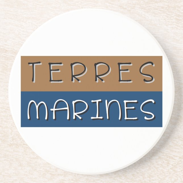 Terres marines coaster (Front)