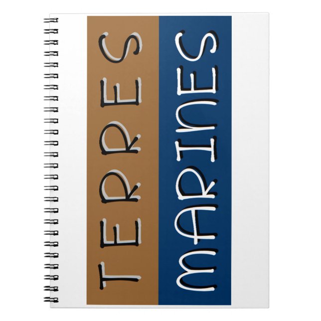 Terres marines notebook (Front)