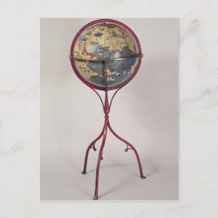 Terrestrial Globe, showing the Indian Ocean Postcard