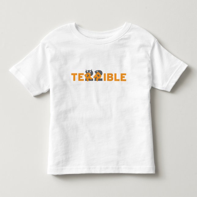 TERRIBLE 2s Toddler T-Shirt (Front)