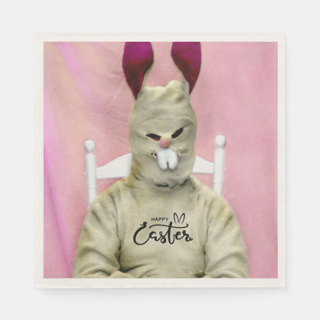 Terrible Easter Bunny Napkin (Front)