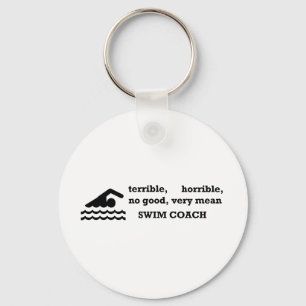 Terrible Swim Coach Key Ring