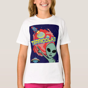 terricolas - alien scare of humans T-Shirt