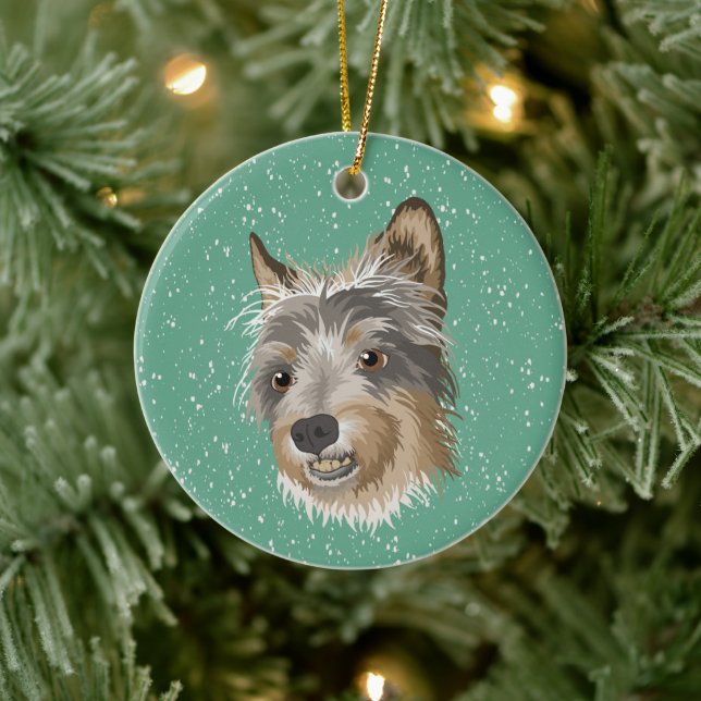 Terrier Ceramic Tree Decoration (Tree)