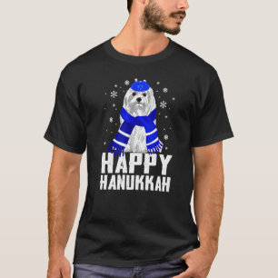 Terrier Dog Hanukkah Funny Dog Jewish Christmas P T-Shirt