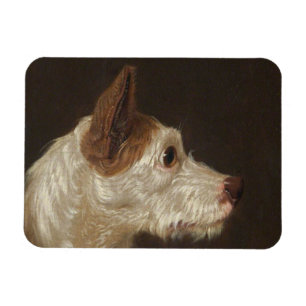 Terrier Dog's Head (by James Ward) Magnet