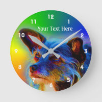 Terrier Mix Dog Abstract Animal Art