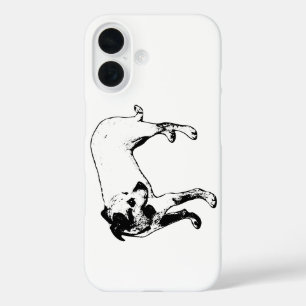 Terrier Mix Full‑Body Profile iPhone Case