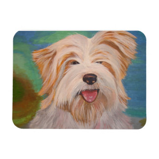 Terrier Portrait Cute Pet Dog Art Magnet