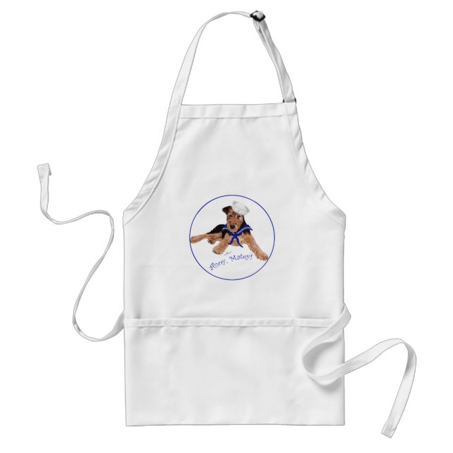 Terrier Sailor Boy Standard Apron (Front)