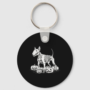 Terrier Skeleton Birthday Halloween Mens Womens Ki Key Ring
