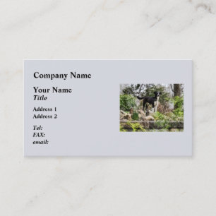 Terrier Standing Guard Business Card