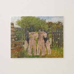 Terriers on the Farm Jigsaw Puzzle