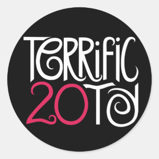 Terrific 20 Black Sticker