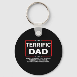 Terrific Dad - Funny Donald Trump Fathers Day Key Ring