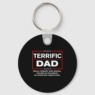 Terrific Dad - Funny Donald Trump Fathers Day Key Ring