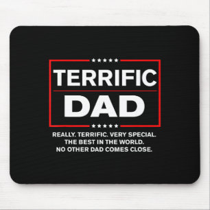 Terrific Dad - Funny Donald Trump Fathers Day Mouse Mat