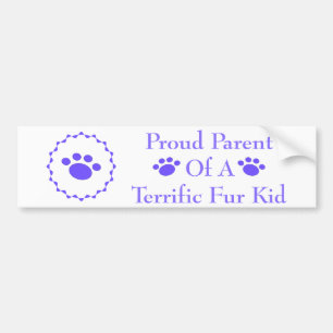 Terrific Fur Kid #111 Bumper Sticker