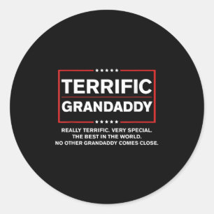 Terrific Grandaddy - Funny Donald Trump 2020 Suppo Classic Round Sticker