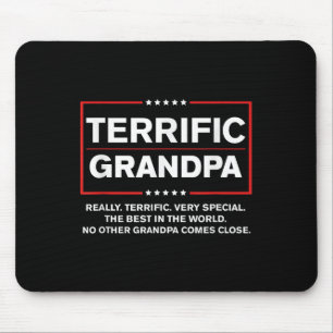 Terrific Grandpa - Funny Donald Trump Campaign Mouse Mat