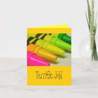 Terrific Job! Card