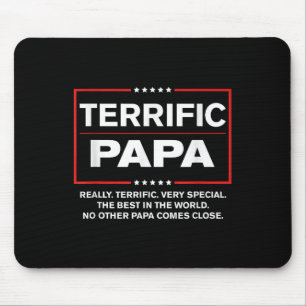 Terrific Papa - Funny Donald Trump Best Papa Mouse Mat