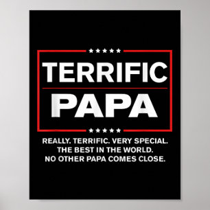 Terrific Papa - Funny Donald Trump Best Papa  Poster