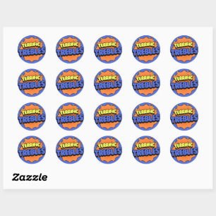 Terrific Trebles Classic Round Sticker