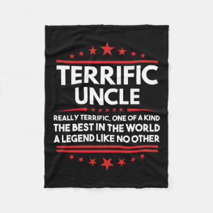Terrific Uncle Campaign 2025 Donald Trump Inaugura Fleece Blanket