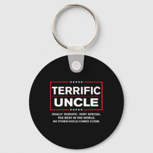 Terrific Uncle - Funny Donald Trump Great Uncle Key Ring