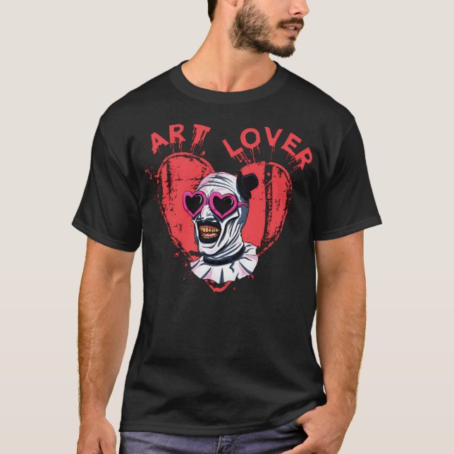 Terrifier Art The Clown Lover T-Shirt (Front)